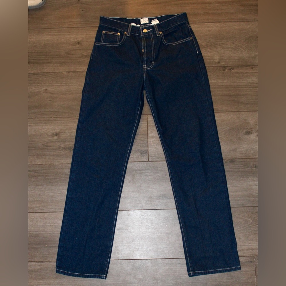 Calvin Klein high Waisted Boyfriend Jeans;Button Fly; Size 5;32” Inseam;NWOT